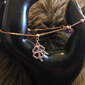 J.Rosee 18k rose gold plated 925 sterling bracelet